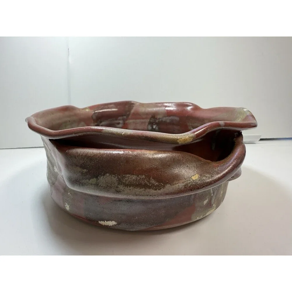 Buie Pottery Baker With 2 Handles 2 Quart Baking Serving Bowl